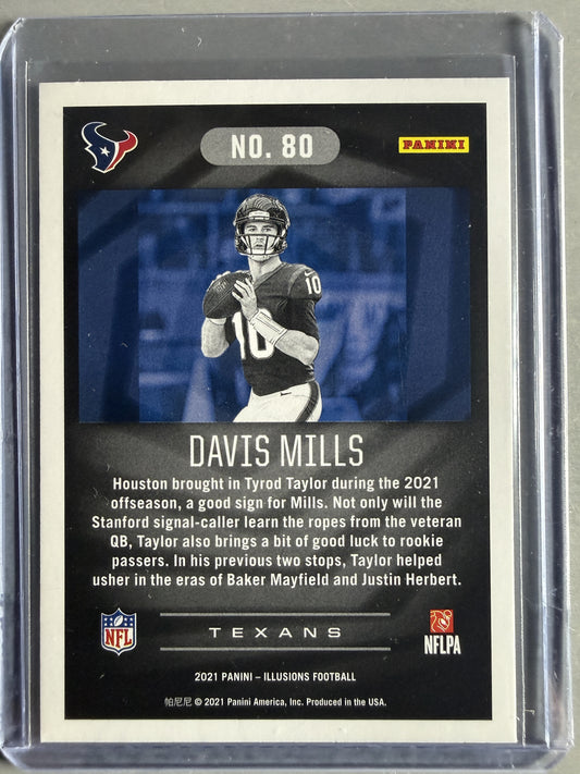 2021 Panini Illusions #80 Davis Mills