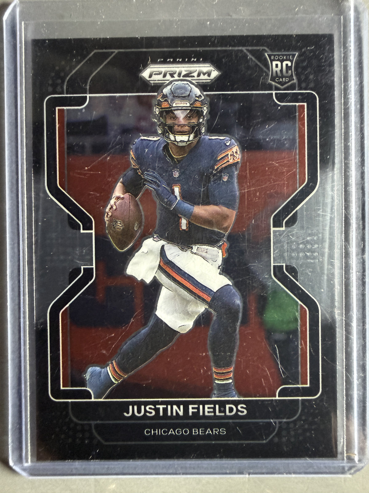 2021 Panini Chronicles #PB-3 Justin Fields Prizm Black