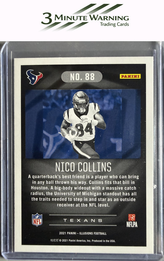 2021 Panini Illusions #88 Nico Collins