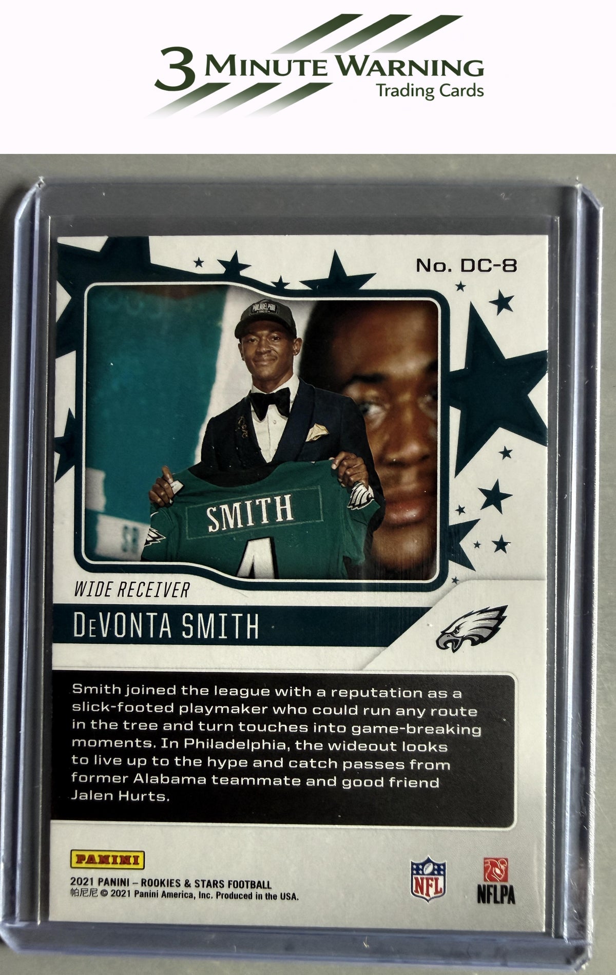 2021 Panini Rookies & Stars #DC-8 DeVonta Smith Draft Class