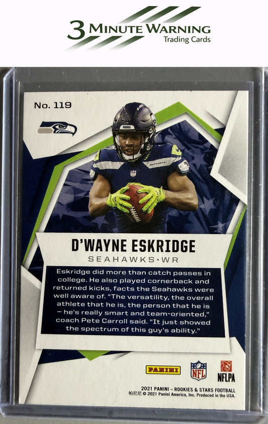 2021 Panini Rookies & Stars #119 D'Wayne Eskridge Red