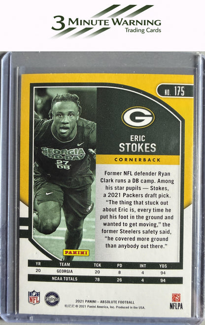 2021 Panini Absolute #175 Eric Stokes Retail