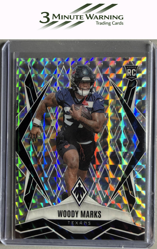 2025 Panini Phoenix #236 Woody Marks Silver Pyramids Prizm