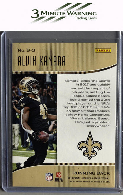 2018 Panini Rookies & Stars #S-3 Alvin Kamara Standing Ovation