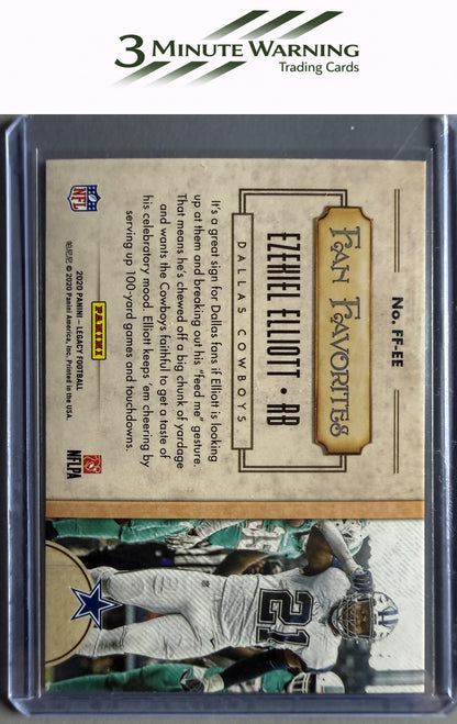 2020 Panini Legacy #FF-EE Ezekiel Elliott Fan Favorites