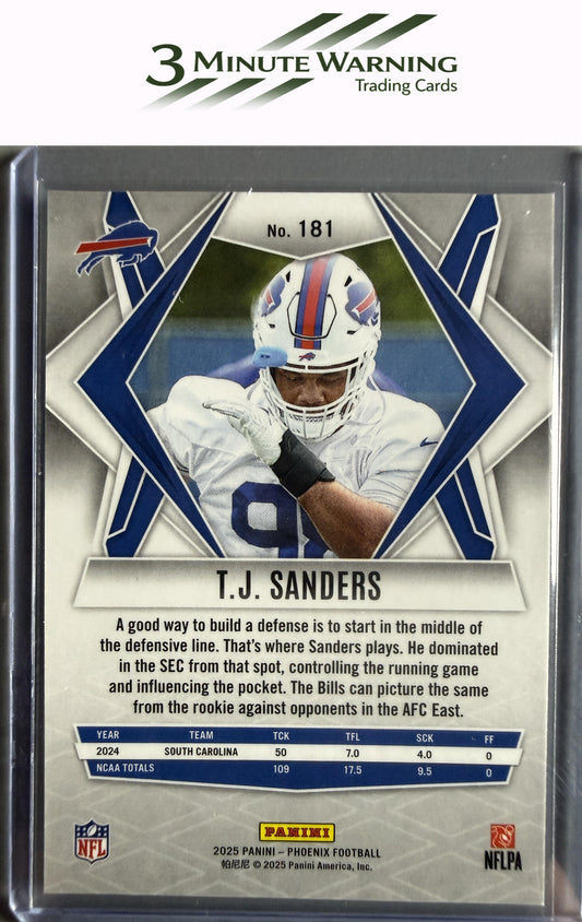 2025 Panini Phoenix #181 T.J. Sanders