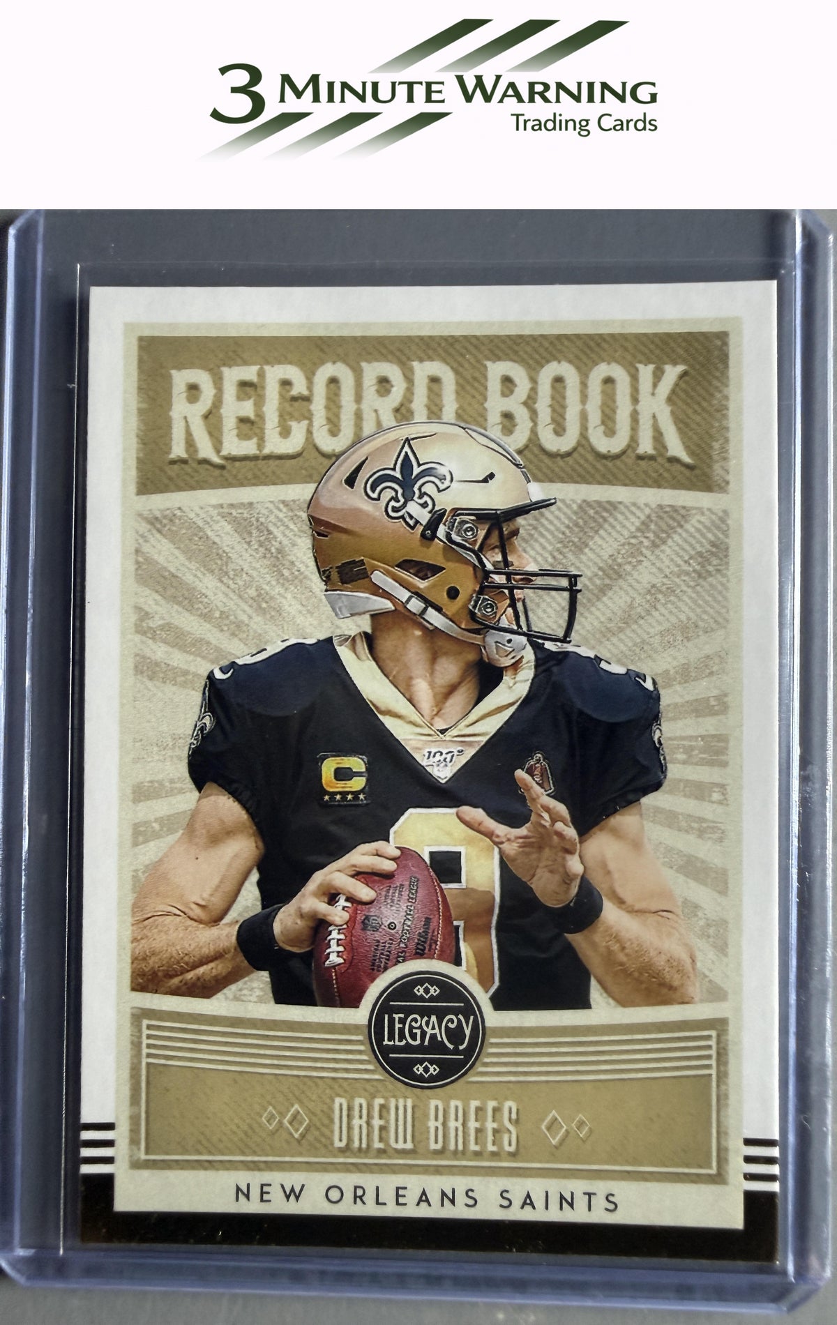 2020 Panini Legacy #RB-DB1 Drew Brees Record Book