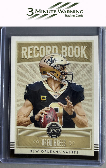 2020 Panini Legacy #RB-DB1 Drew Brees Record Book