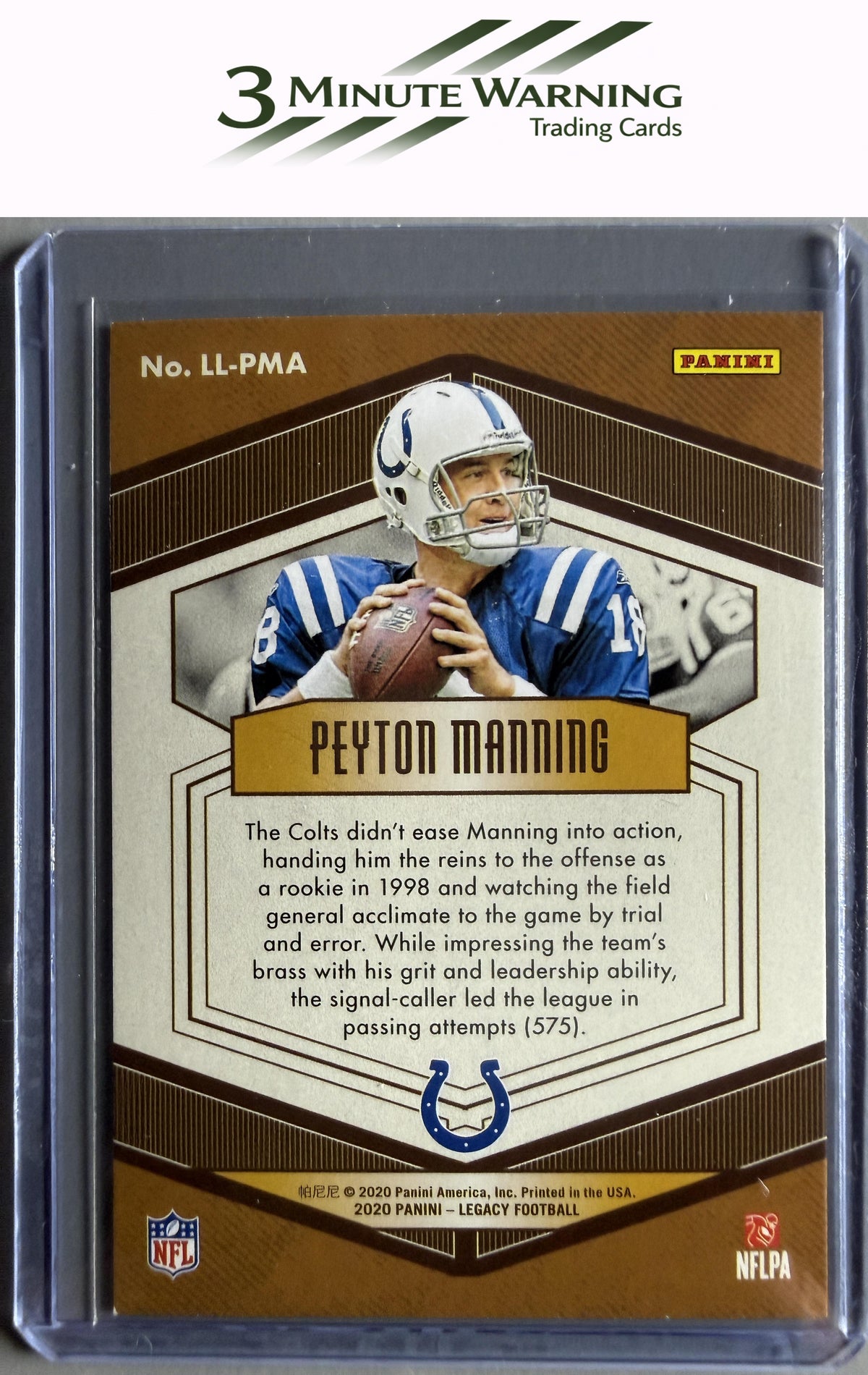 2020 Panini Legacy #LL-PMA Peyton Manning Lasting Legacies