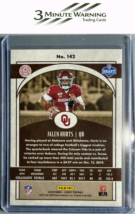 2020 Panini Legacy #142 Jalen Hurts