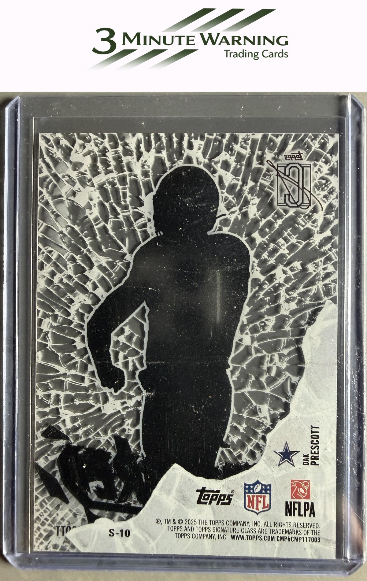 2025 Topps Signature Class #S-10 Dak Prescott Shattered