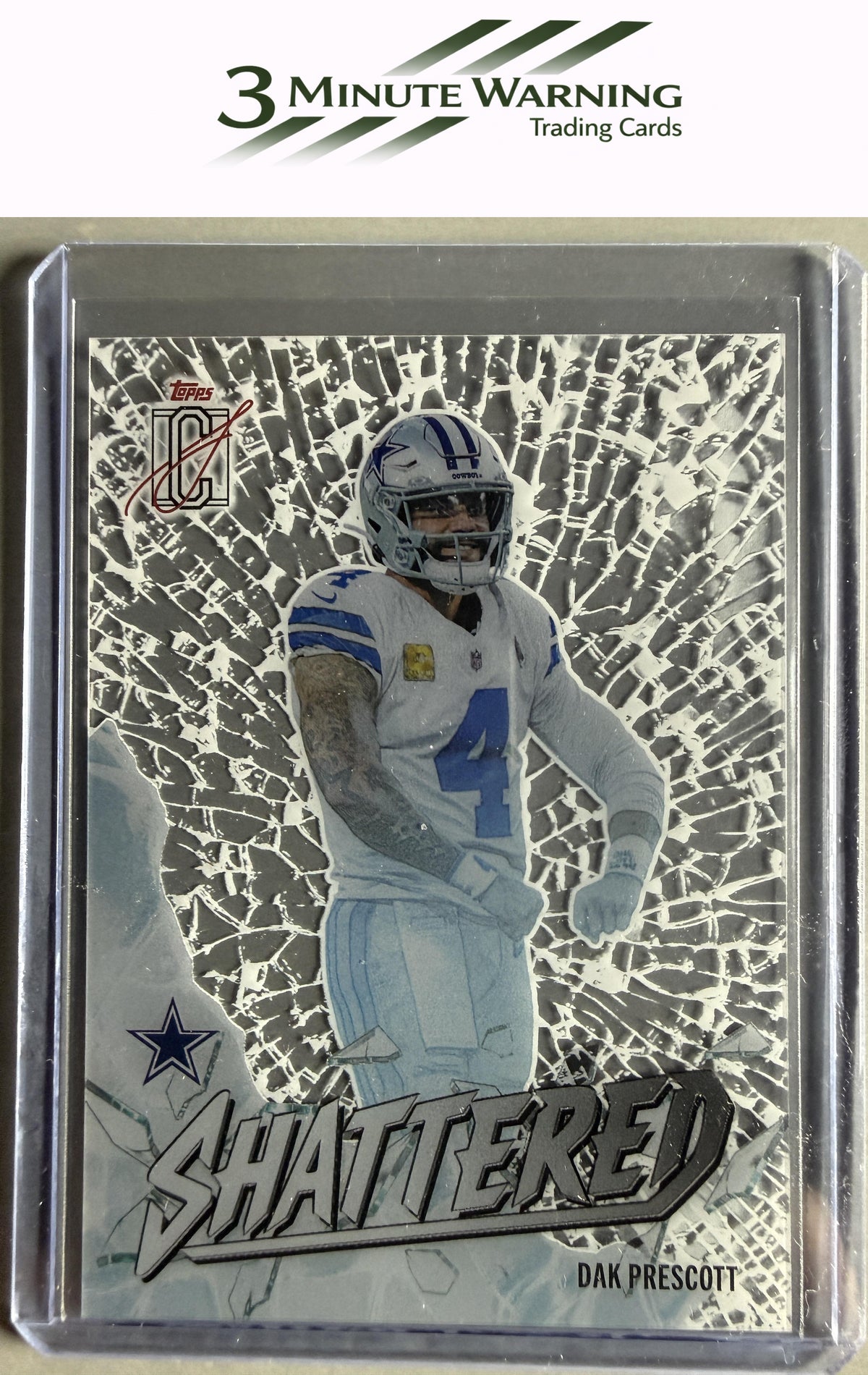 2025 Topps Signature Class #S-10 Dak Prescott Shattered