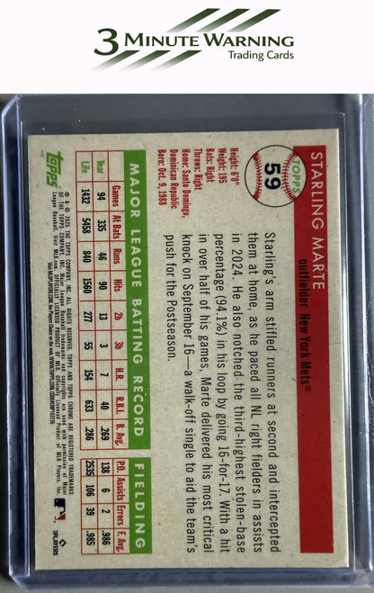 2025 Topps Chrome Platinum #59 Starling Marte