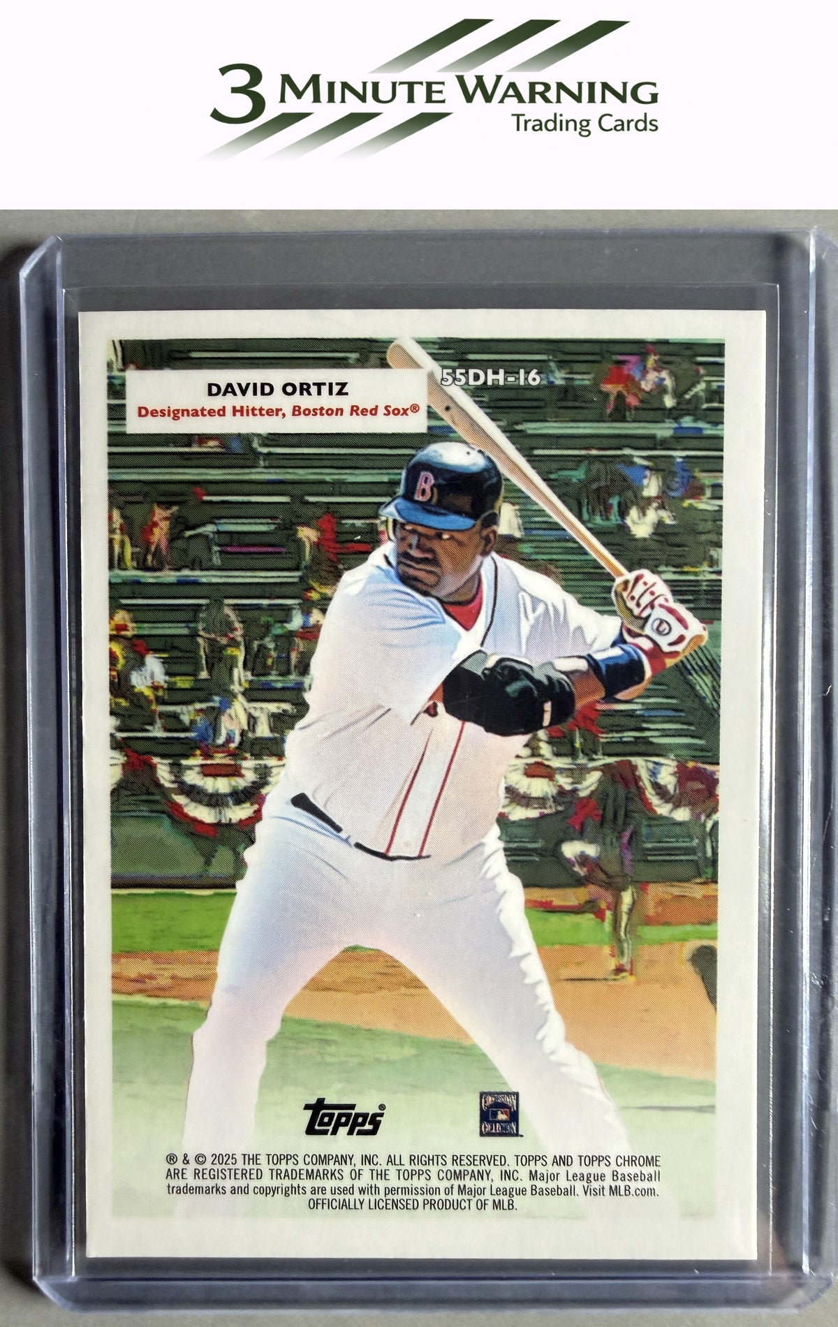 2025 Topps Chrome Platinum #55DH-16 Pedro Martinez / David Ortiz 1955 Topps Doubleheaders
