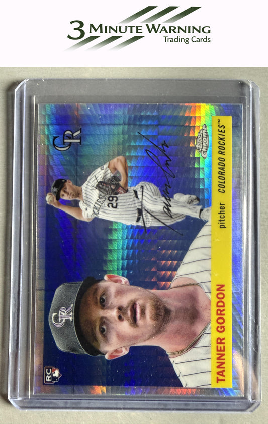 2025 Topps Chrome Platinum #387 Tanner Gordon Prism Refractor