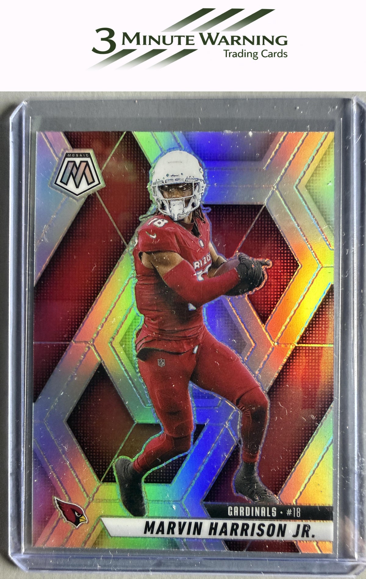 2025 Panini Mosaic #29 Marvin Harrison Jr. Silver
