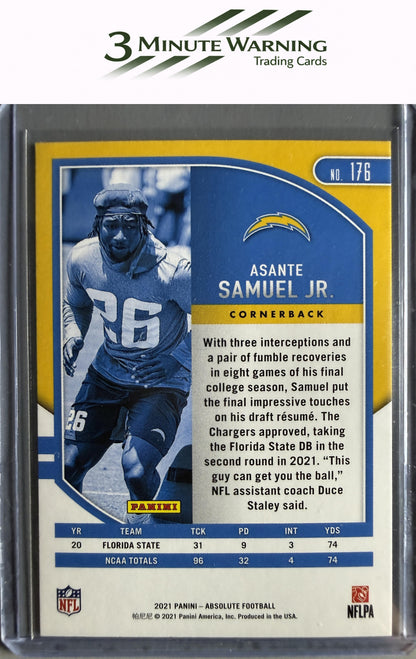 2021 Panini Absolute #176 Asante Samuel Jr. Retail