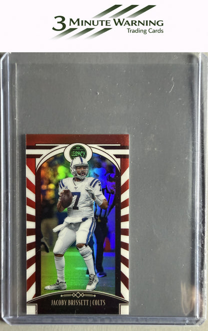 2020 Panini Legacy #30 Jacoby Brissett Premium Edition Mini Ruby #/75
