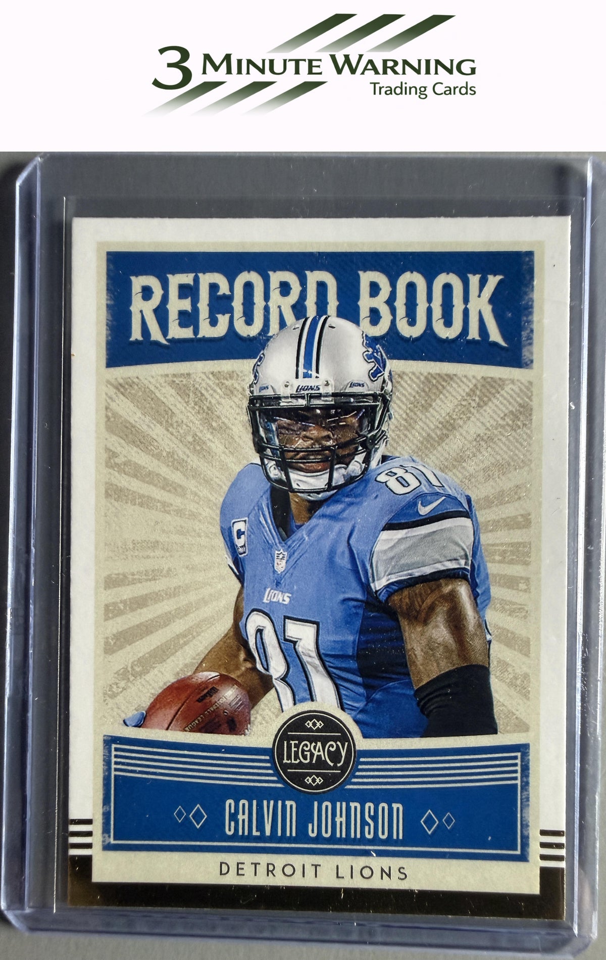 2020 Panini Legacy #RB-CJ Calvin Johnson Record Book