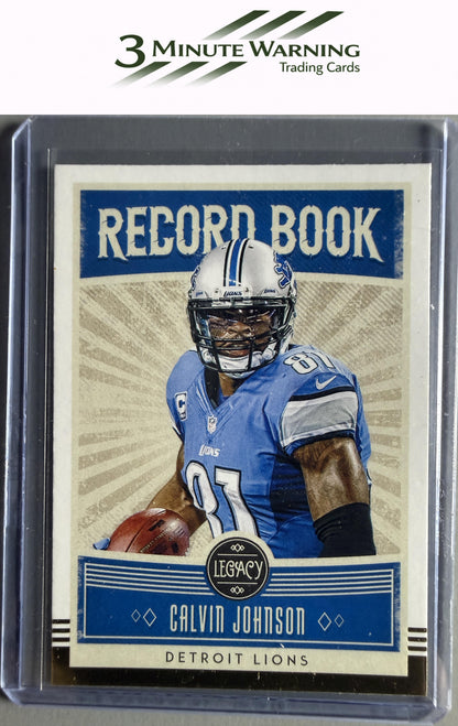 2020 Panini Legacy #RB-CJ Calvin Johnson Record Book