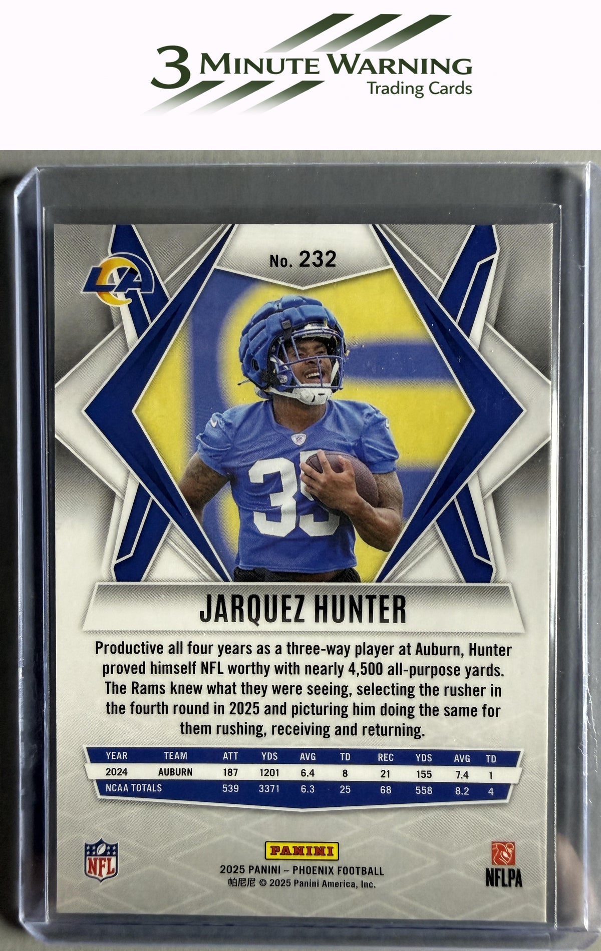 2025 Panini Phoenix #232 Jarquez Hunter