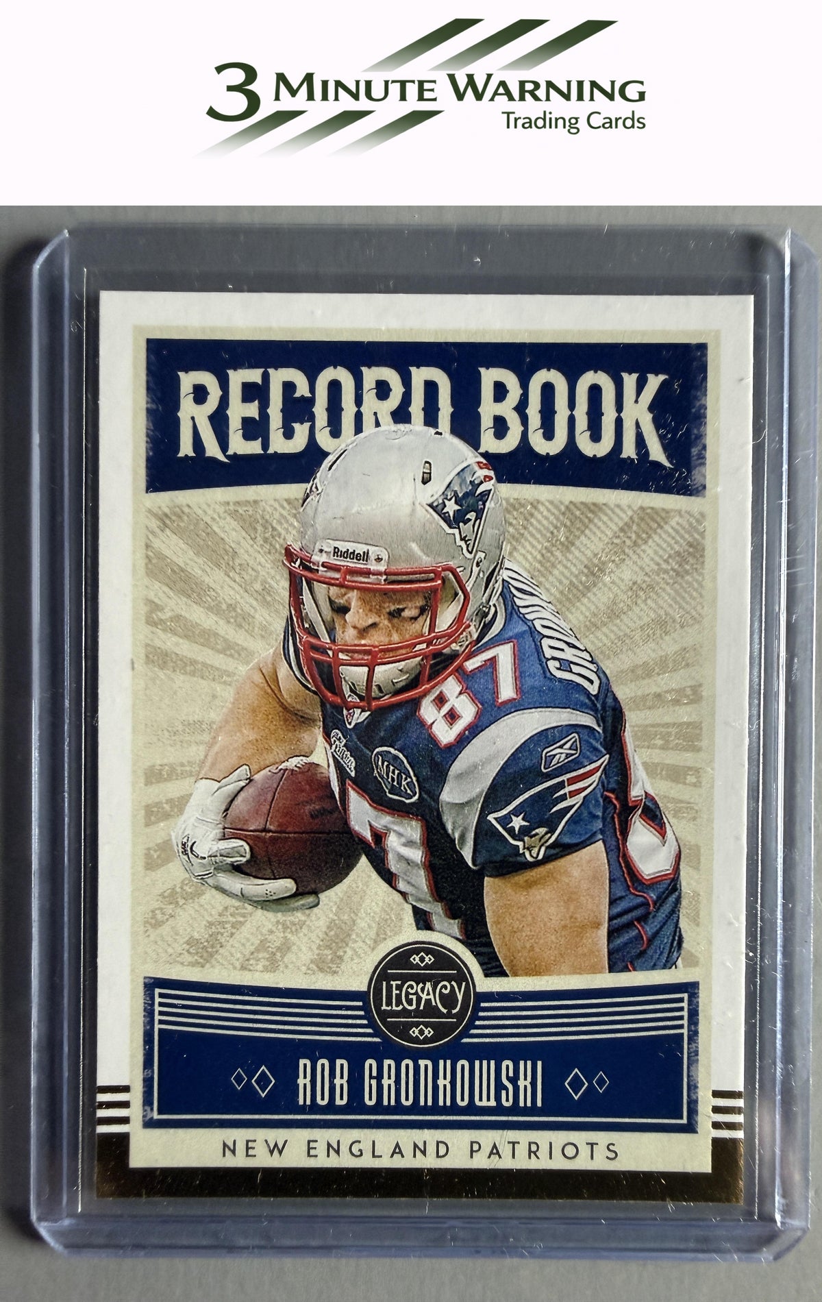 2020 Panini Legacy #RB-RG Rob Gronkowski Record Book