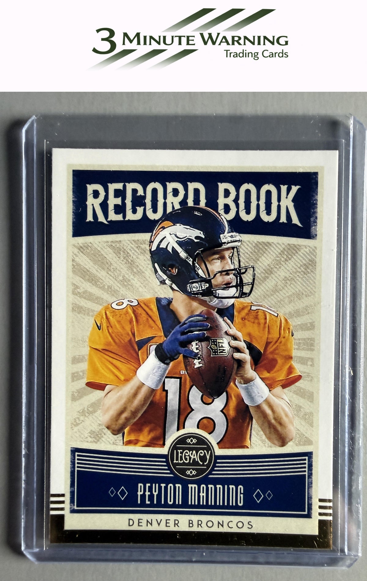2020 Panini Legacy #RB-PM1 Peyton Manning Record Book