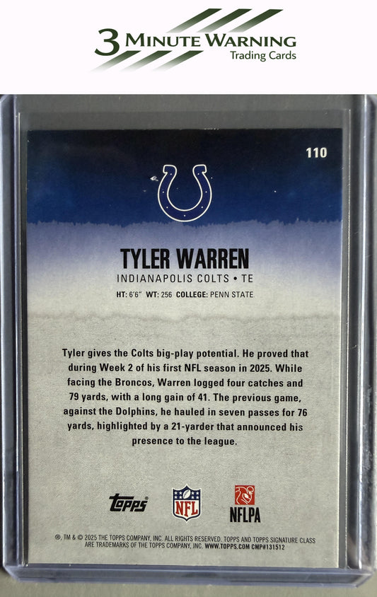2025 Topps Signature Class #110 Tyler Warren