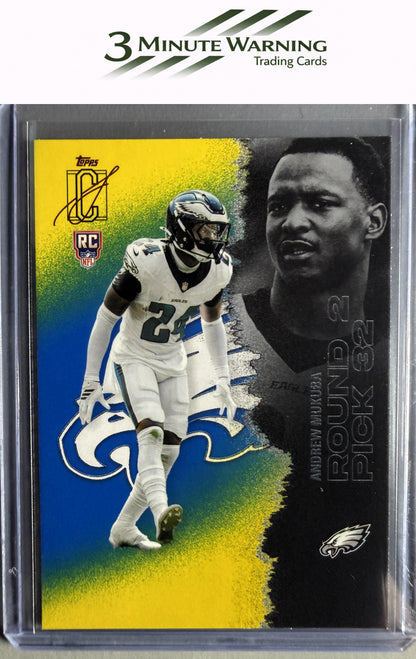 2025 Topps Signature Class #162 Andrew Mukuba Blue & Yellow