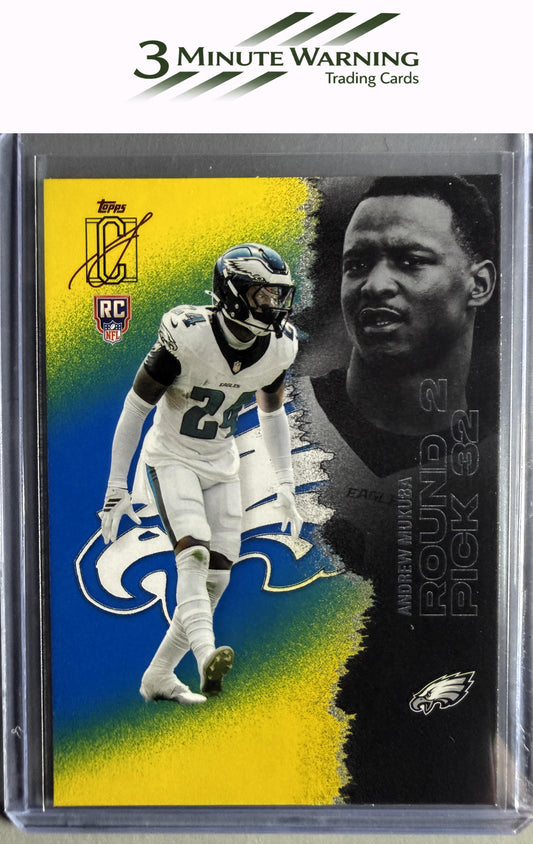 2025 Topps Signature Class #162 Andrew Mukuba Blue & Yellow