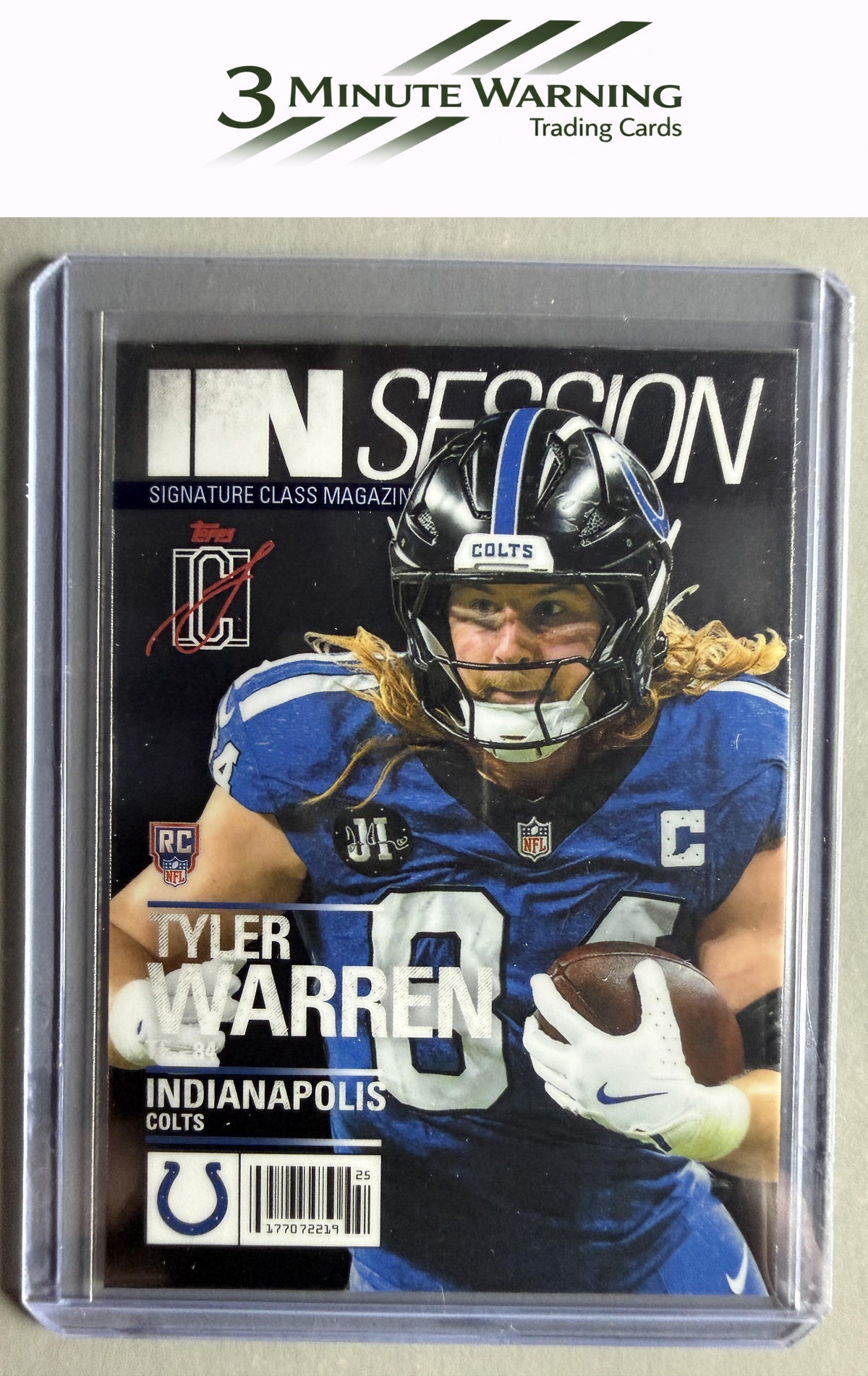 2025 Topps Signature Class #IS-9 Tyler Warren In Session