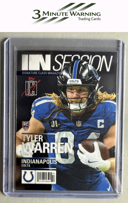 2025 Topps Signature Class #IS-9 Tyler Warren In Session