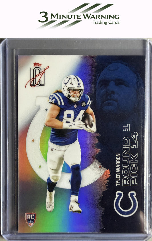 2025 Topps Signature Class #110 Tyler Warren Chrome Refractor