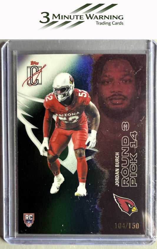 2025 Topps Signature Class #169 Jordan Burch Chrome Green Refractor #/150