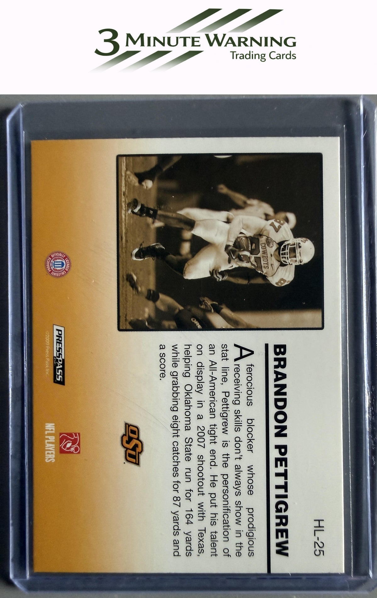 2009 Press Pass SE #HL-25 Brandon Pettigrew Headliners