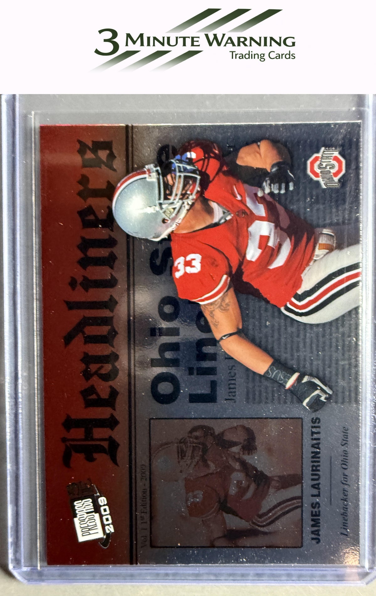 2009 Press Pass SE #HL-31 James Laurinaitis Headliners
