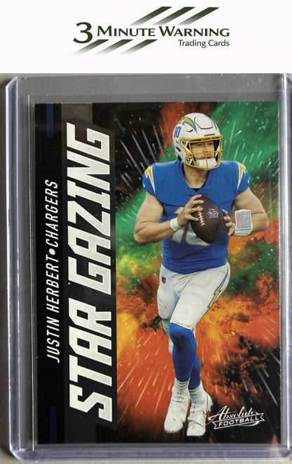 2021 Panini Absolute #SG6 Justin Herbert Star Gazing