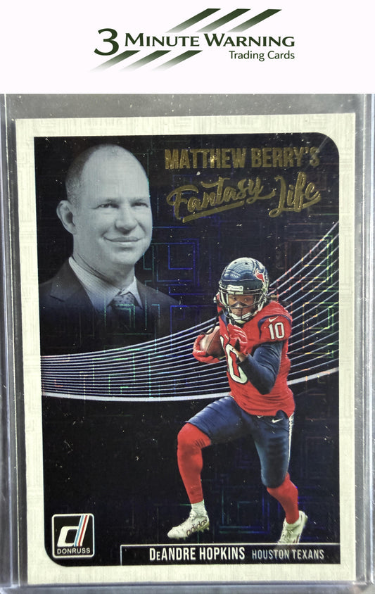 2018 Donruss - Matthew Berry's Fantasy Life #MBF12 DeAndre Hopkins