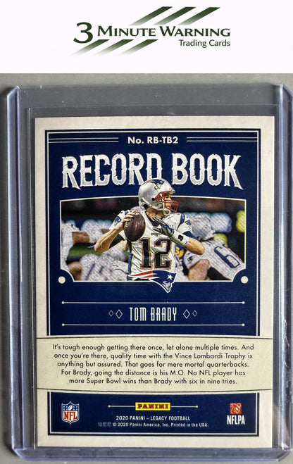 2020 Panini Legacy #RB-TB2 Tom Brady Record Book