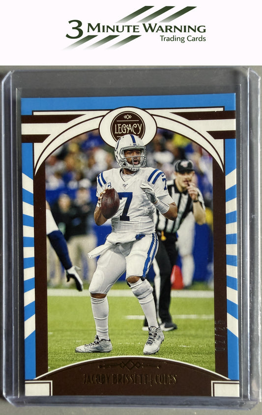 2020 Panini Legacy #30 Jacoby Brissett Indigo #/25
