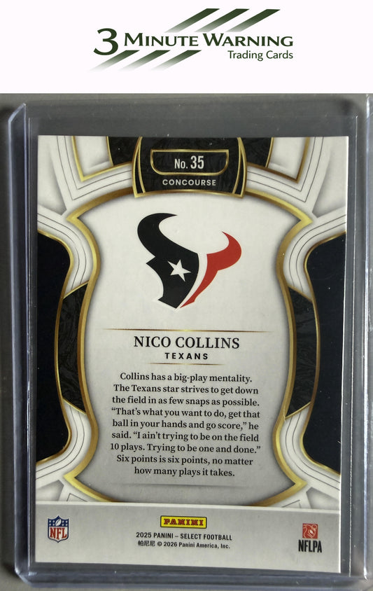 2025 Panini Select #35 Nico Collins