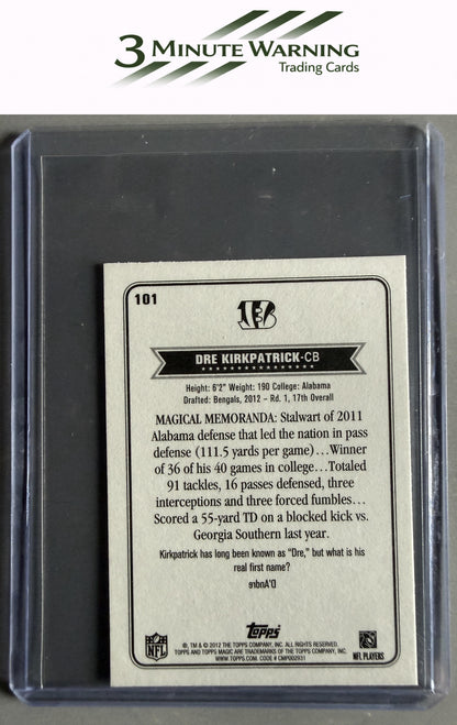 2012 Topps Magic #101 Dre Kirkpatrick Mini
