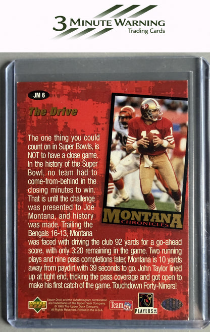 1995 Collector's Choice #JM6 Joe Montana Montana Chronicles