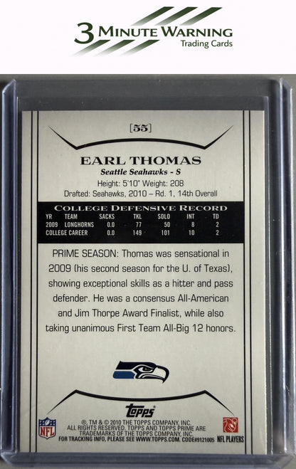 2010 Topps Prime #55 Earl Thomas Retail
