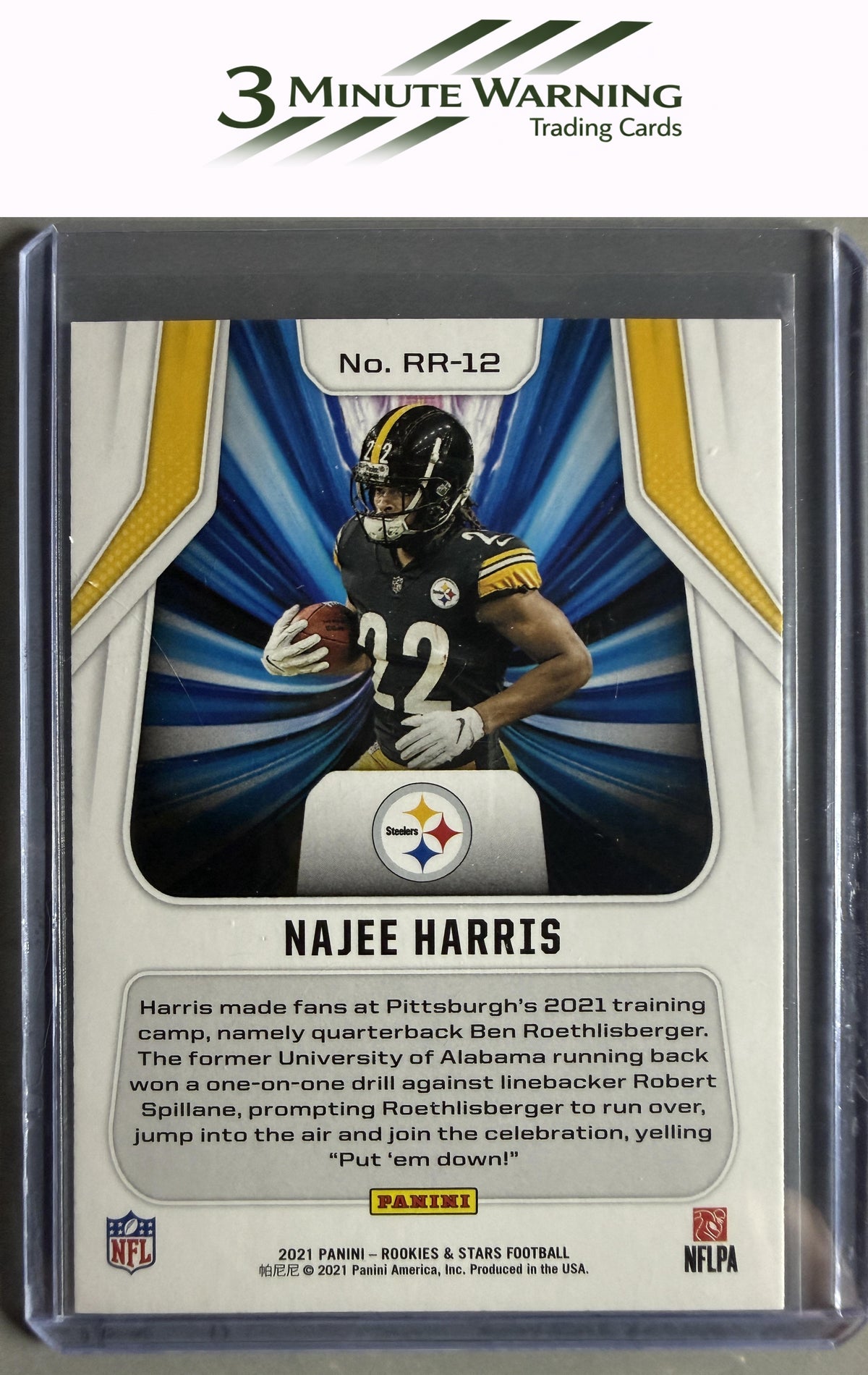 2021 Panini Rookies & Stars #RR-12 Najee Harris Rookie Rush
