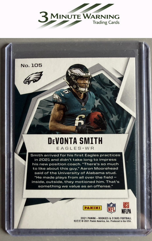 2021 Panini Rookies & Stars #105 DeVonta Smith Red