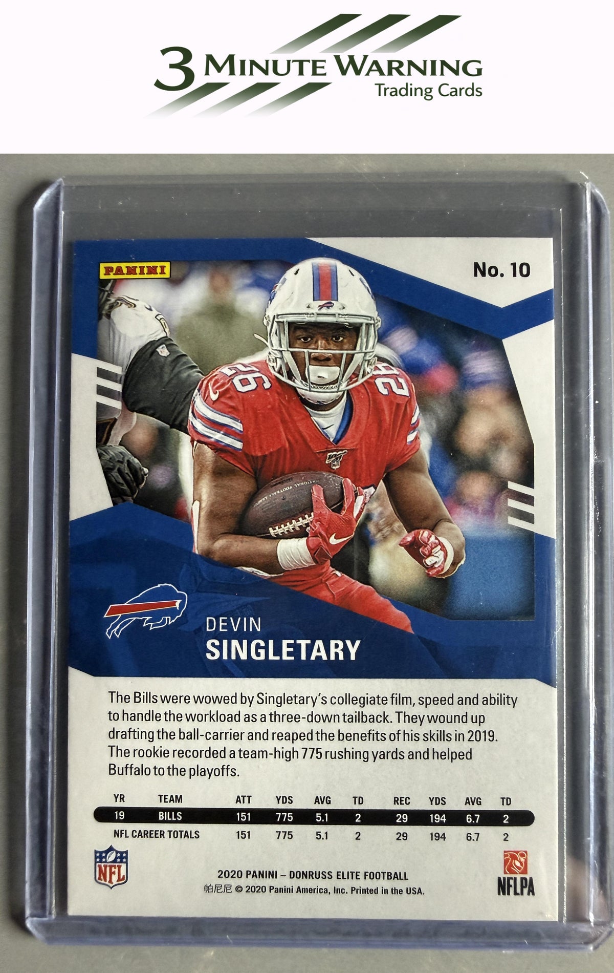 2020 Donruss Elite #10 Devin Singletary