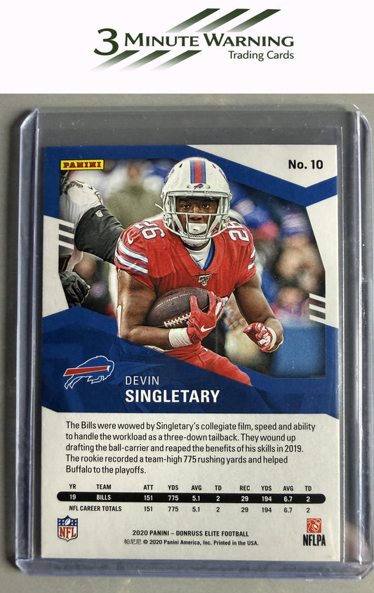 2020 Donruss Elite #10 Devin Singletary
