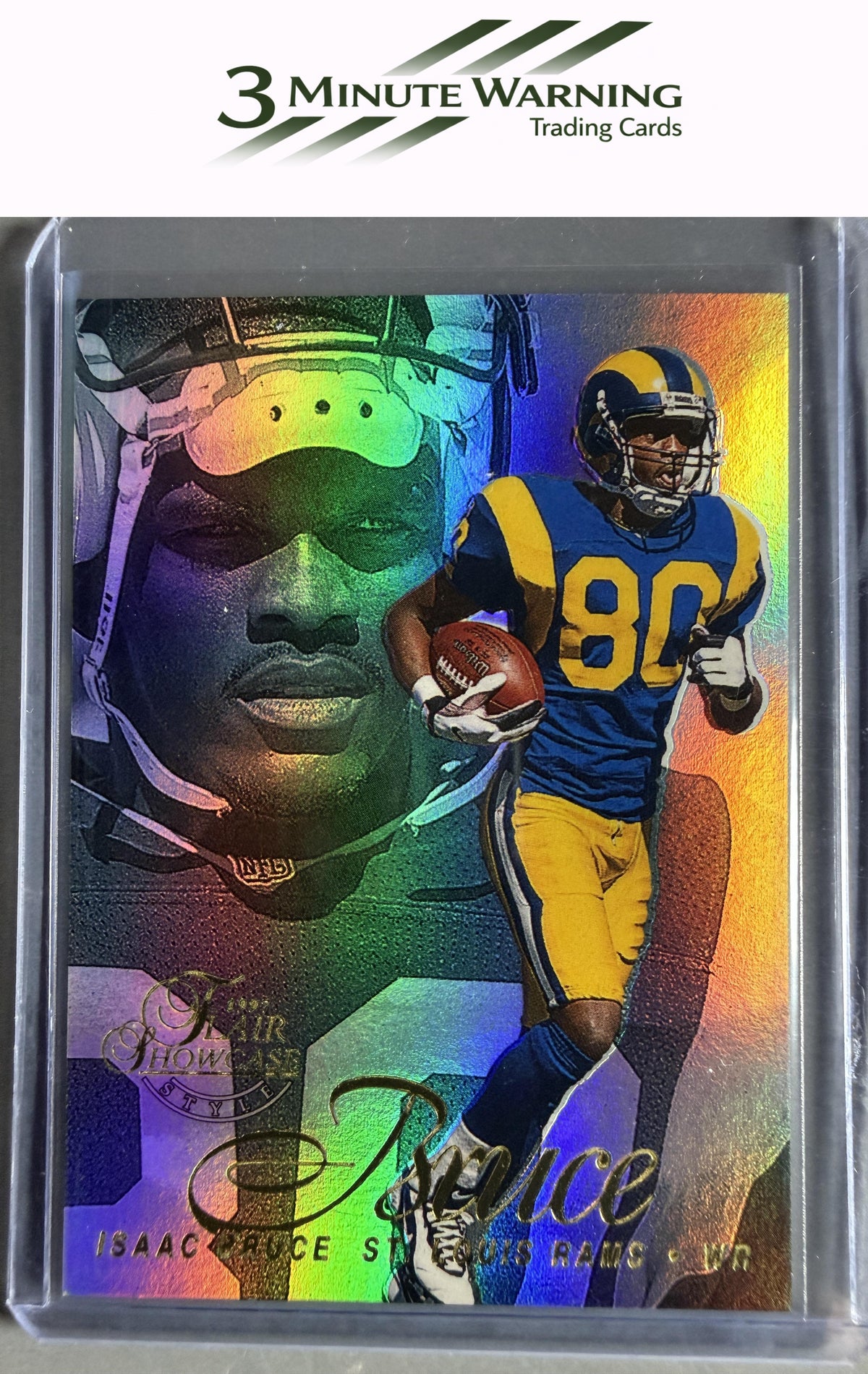 1997 Flair Showcase #104 Isaac Bruce