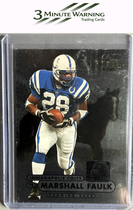 1998 Metal Universe #161 Marshall Faulk